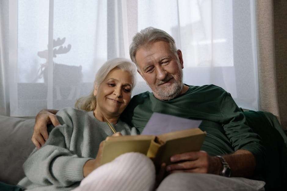 A Couple Reading a Book